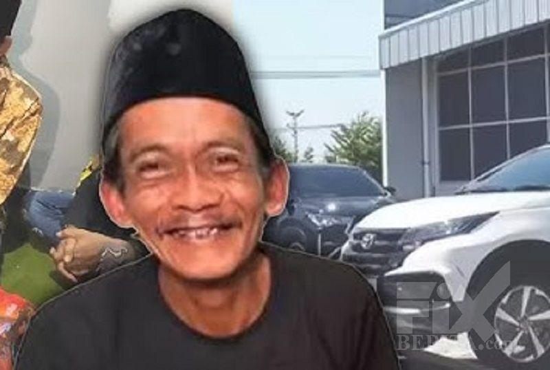 Banyak Dapat Bantuan, Sunhaji Kini Punya Mobil Pribadi