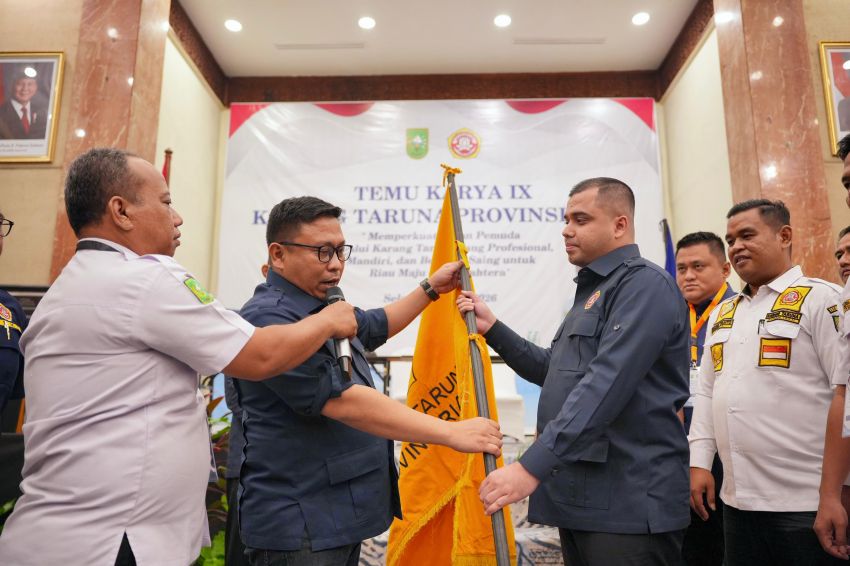 Andry Saputra Beri Selamat Muhammad Rahul Pimpin Karang Taruna Riau: Momentum Bangkitkan Organisasi Pemuda