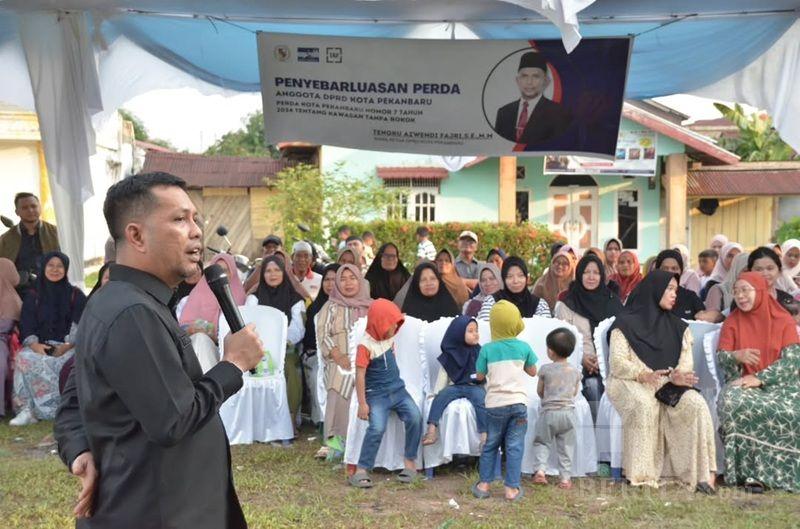 Wakil Ketua DPRD Pekanbaru Sebarluaskan Perda P4GN, Tekankan Pentingnya Pencegahan Narkoba