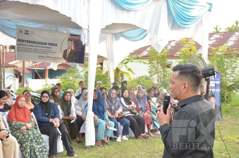 Wakil Ketua DPRD Pekanbaru Sebarluaskan Perda P4GN, Tekankan Pentingnya Pencegahan Narkoba